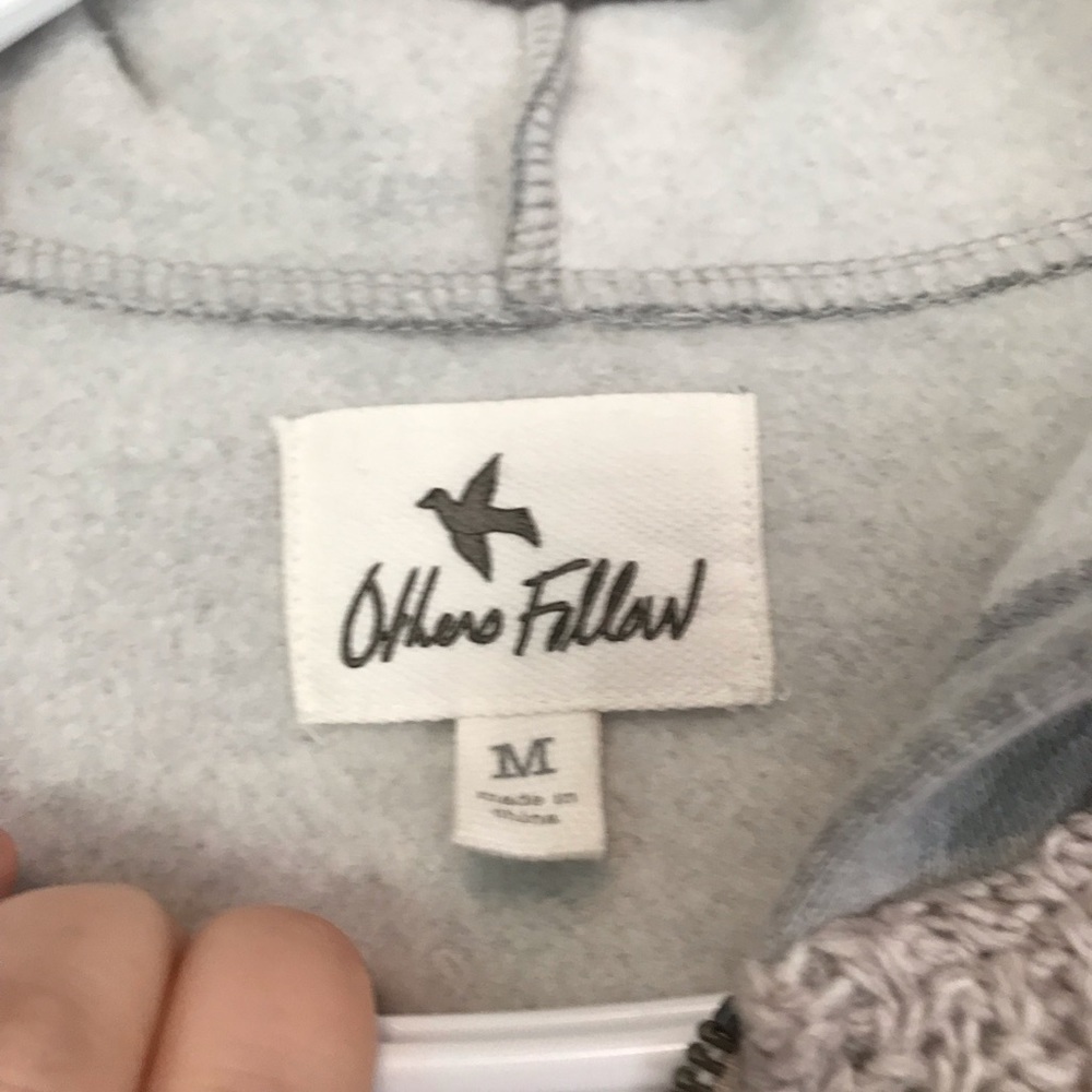 Others Follow Knit sweater style zip Hoodie - Picture 4 of 10